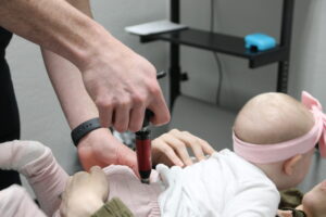 chiropractic care on a baby