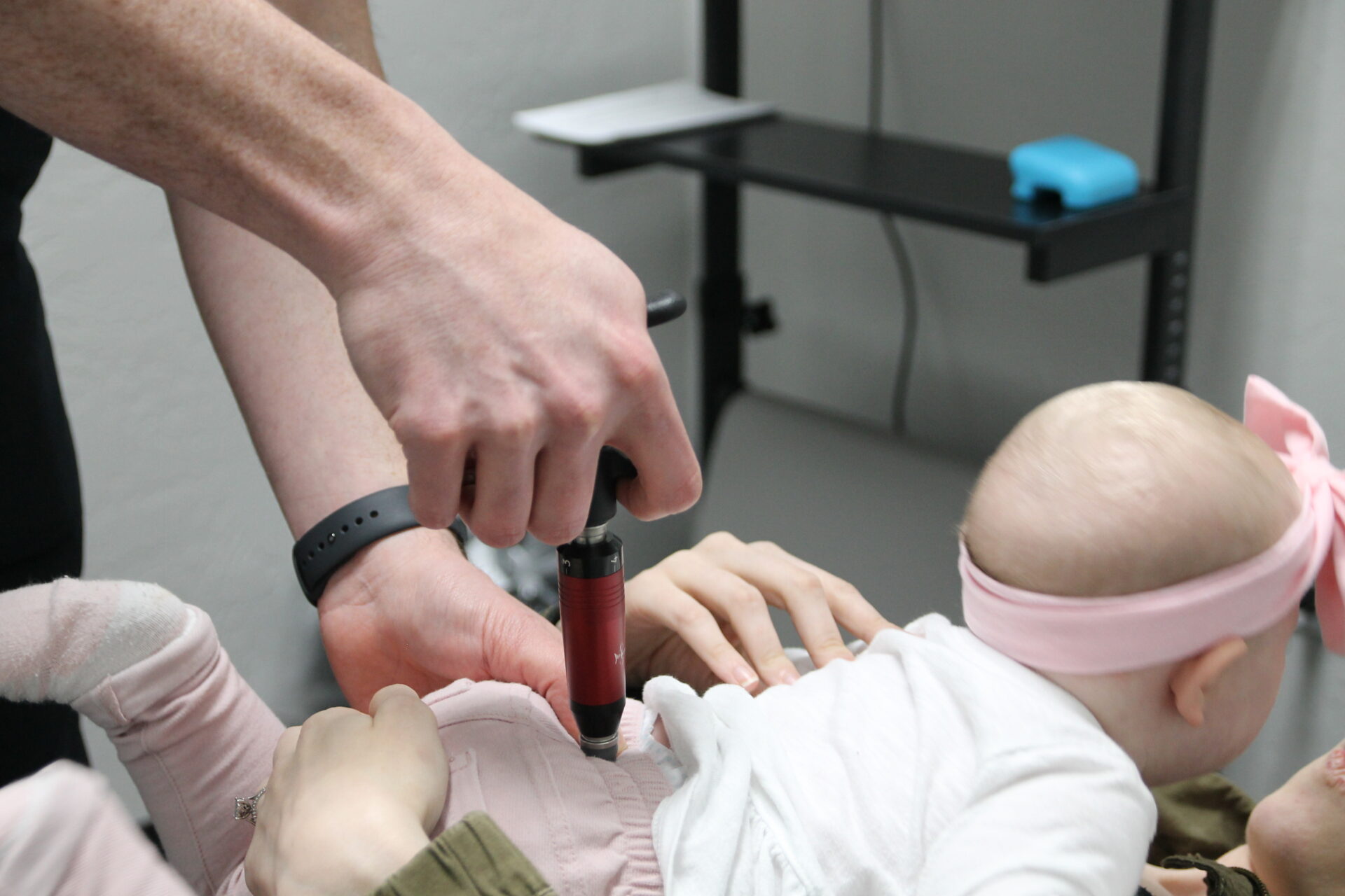 chiropractic care on a baby