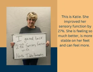 Kate improved her neuropathy